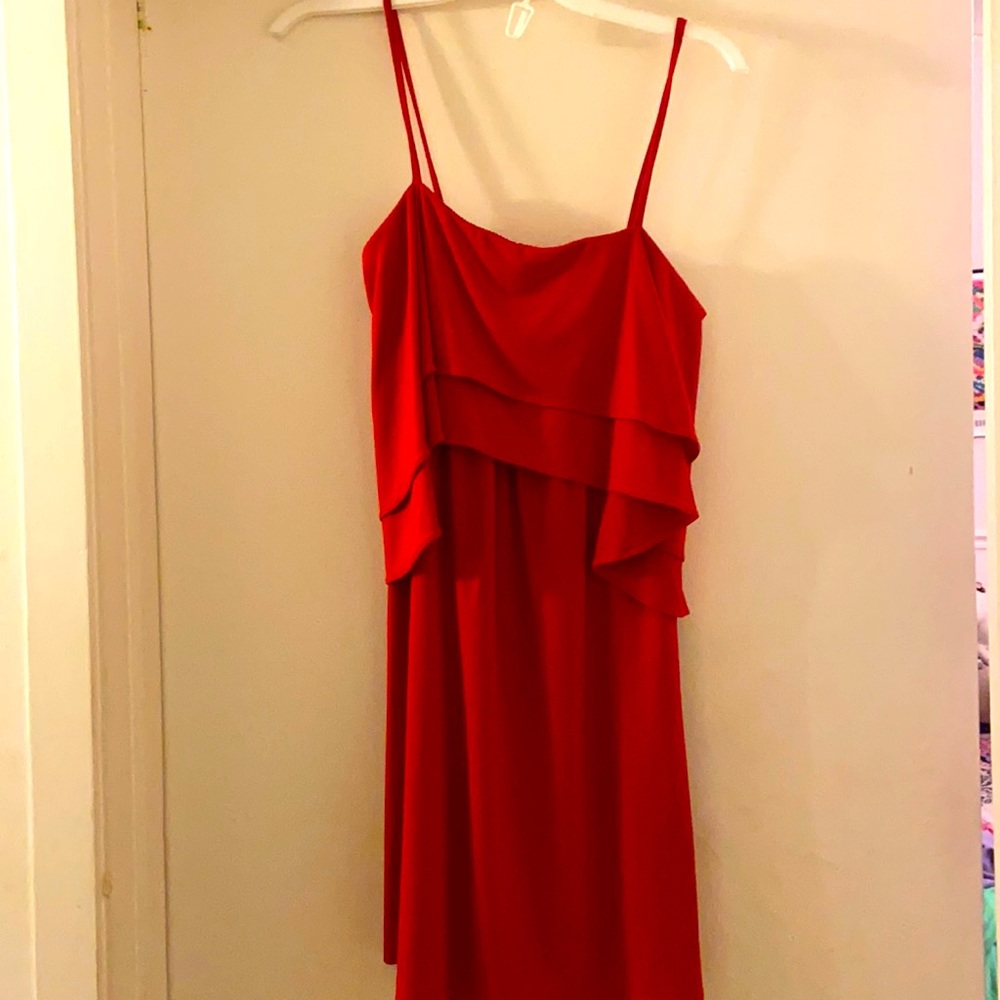 Red dress stretch new York